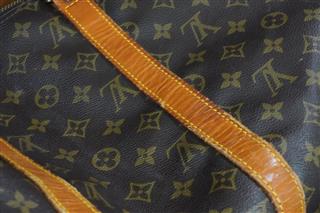 Vintage Louis Vuitton Keepall 45 Monogram Canvas Travel Bag Luggage Tag France
